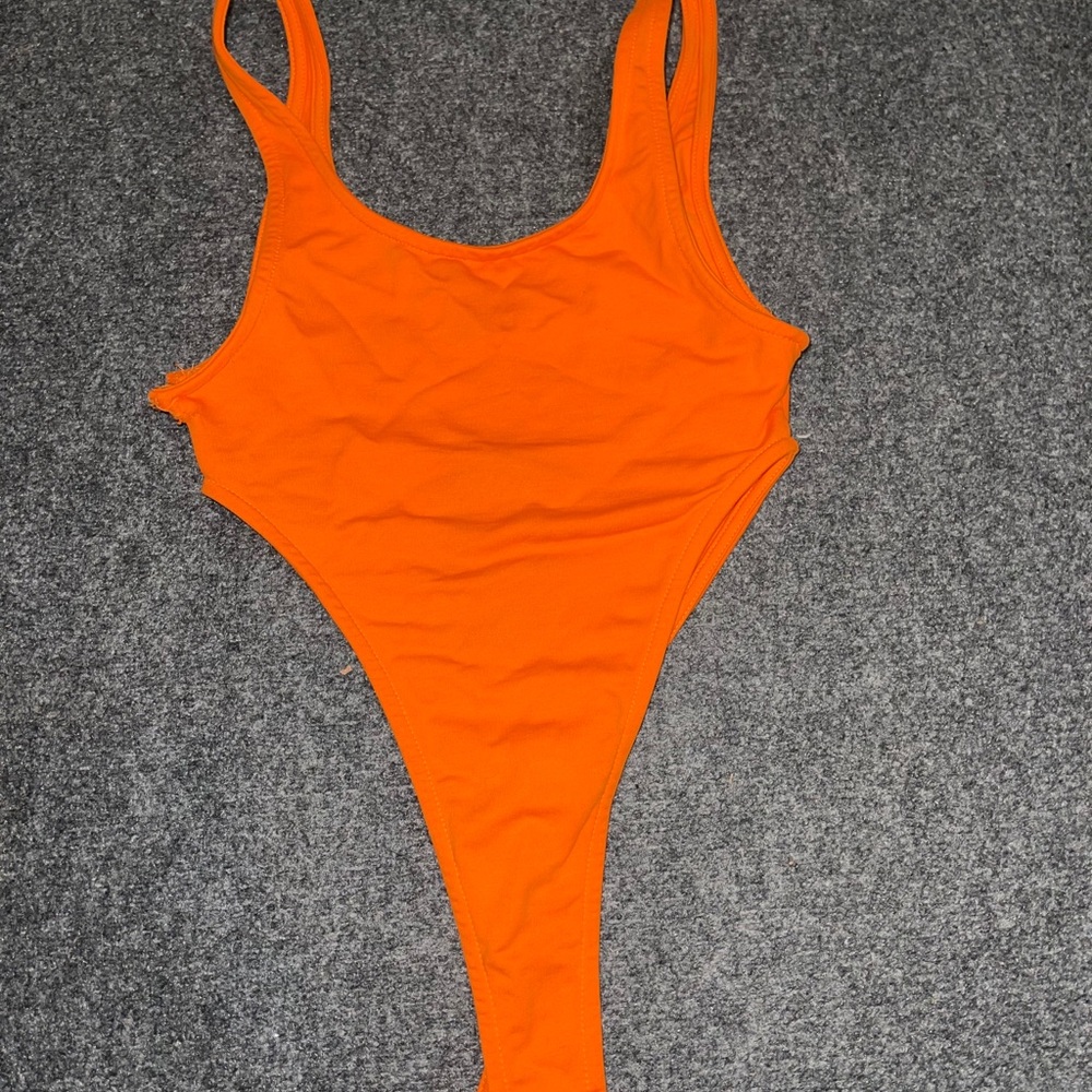 High V cut bodysuit